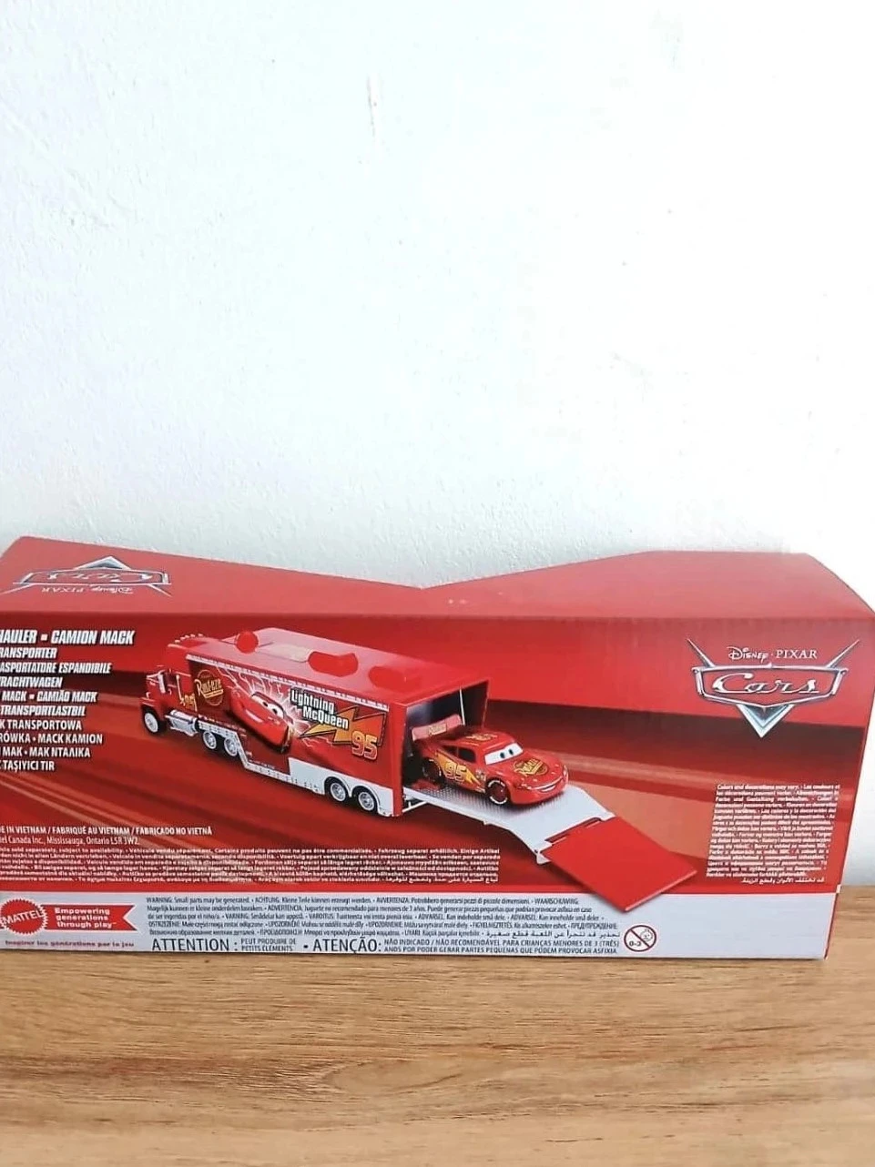 Camiõã Mattel Disney Cars Die-Cast Mack Hauler 1:55 12,5x29cm – photo 2